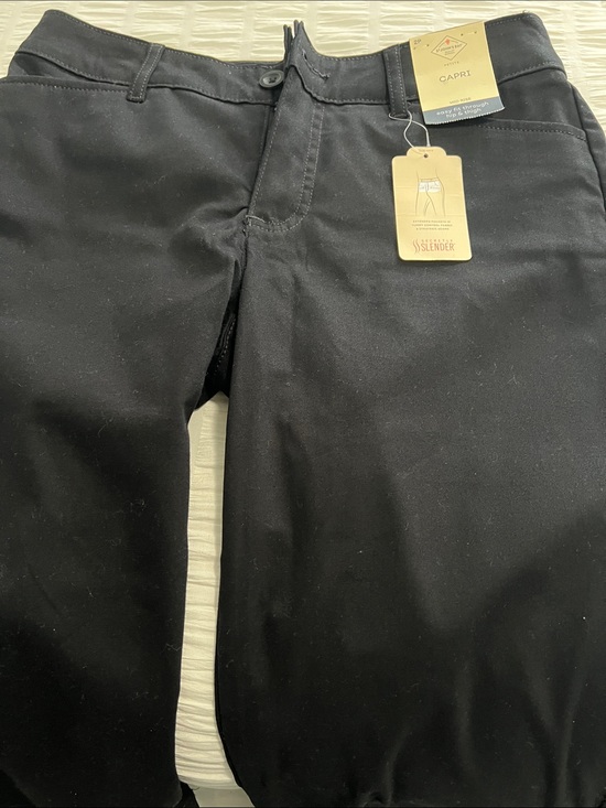 St. John's Bay Pants - St. John's Bay Black Petite Capri Pants
